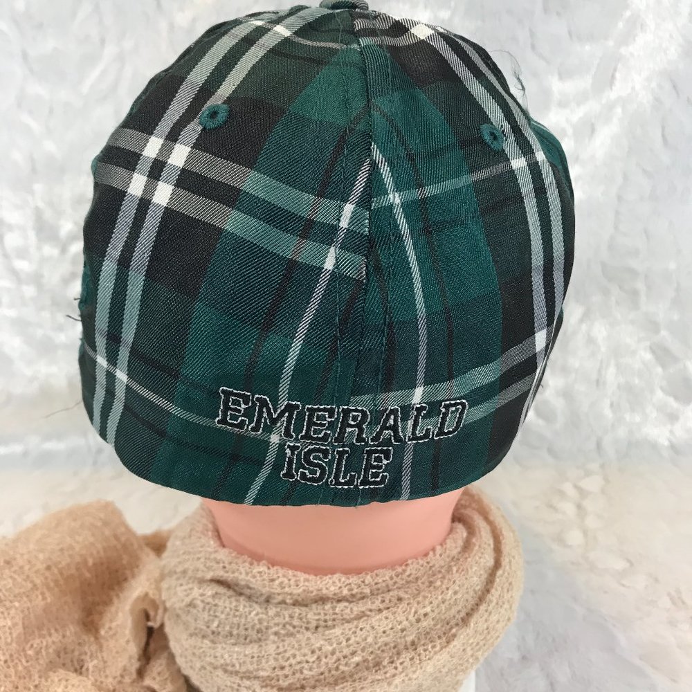 Emerald Isle NC fitted baseball Hat Plaid - Picture 5 of 6